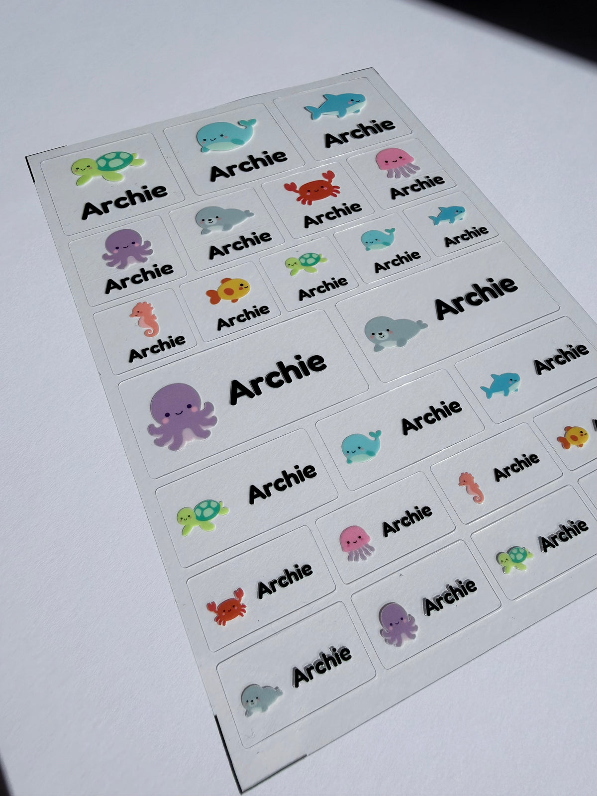 Playful Name Labels