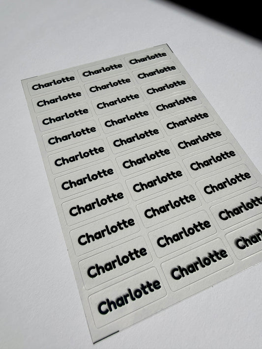 Name Only Labels